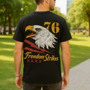 Freedom Strikes – Unisex Oversized T-Shirt