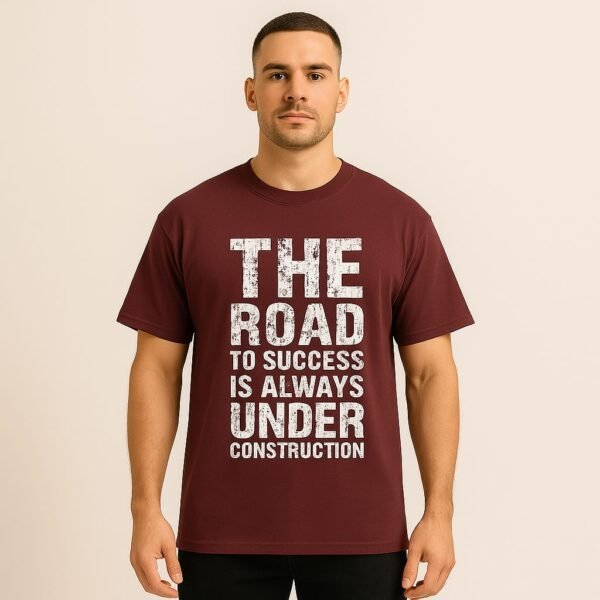 The Road to Success – Unisex Oversized T-Shirt
