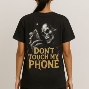 Don't Touch My Phone – Unisex Oversized T-Shirt