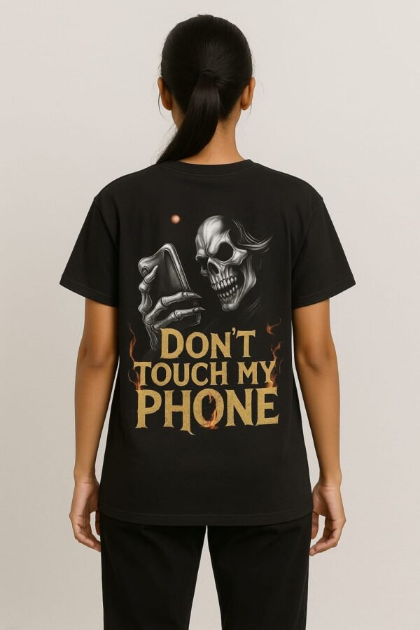Don't Touch My Phone – Unisex Oversized T-Shirt