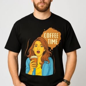 Coffee Time – Unisex Oversized T-Shirt