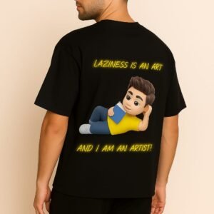 Laziness Is an Art – Unisex Oversized T-shirt