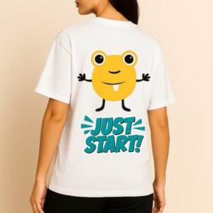 Just Start – Unisex Oversized T-shirt