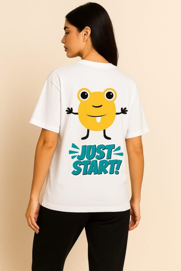 Just Start – Unisex Oversized T-shirt