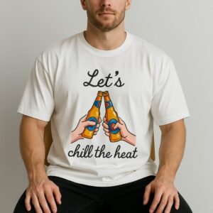 Lets chill the heat - Unisex Oversized Tshirt