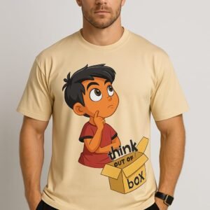 Think out of box - Unisex Oversized T-Shirt