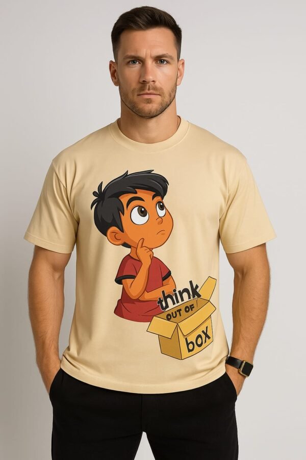 Think out of box - Unisex Oversized T-Shirt