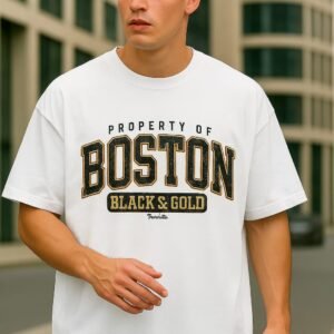 Boston White – Unisex Oversized T-Shirt
