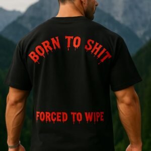 Born to Shit – Unisex Oversized T-shirt